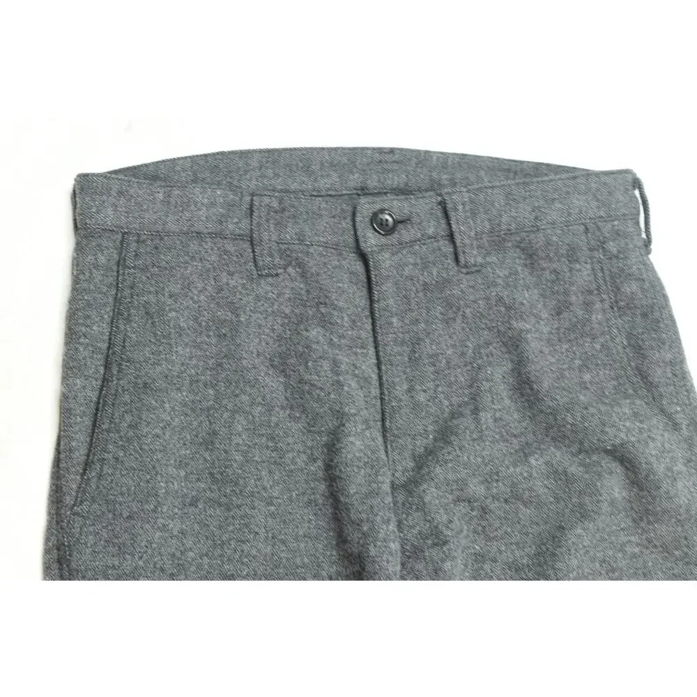 Issey Miyake Trousers Pants Mens Size 2 Gray Wool Blend Straight Leg Slim Japan